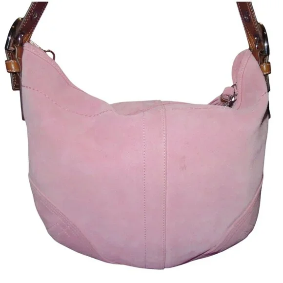 Coach | Bags | Coach 205 Vintage Soho Pink Suede Leather Medium  